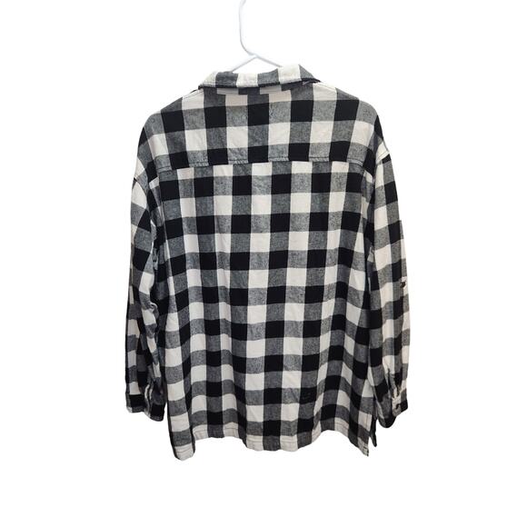 RISEN Los Angeles buffalo plaid long sleeve button-up size small - Picture 3 of 8